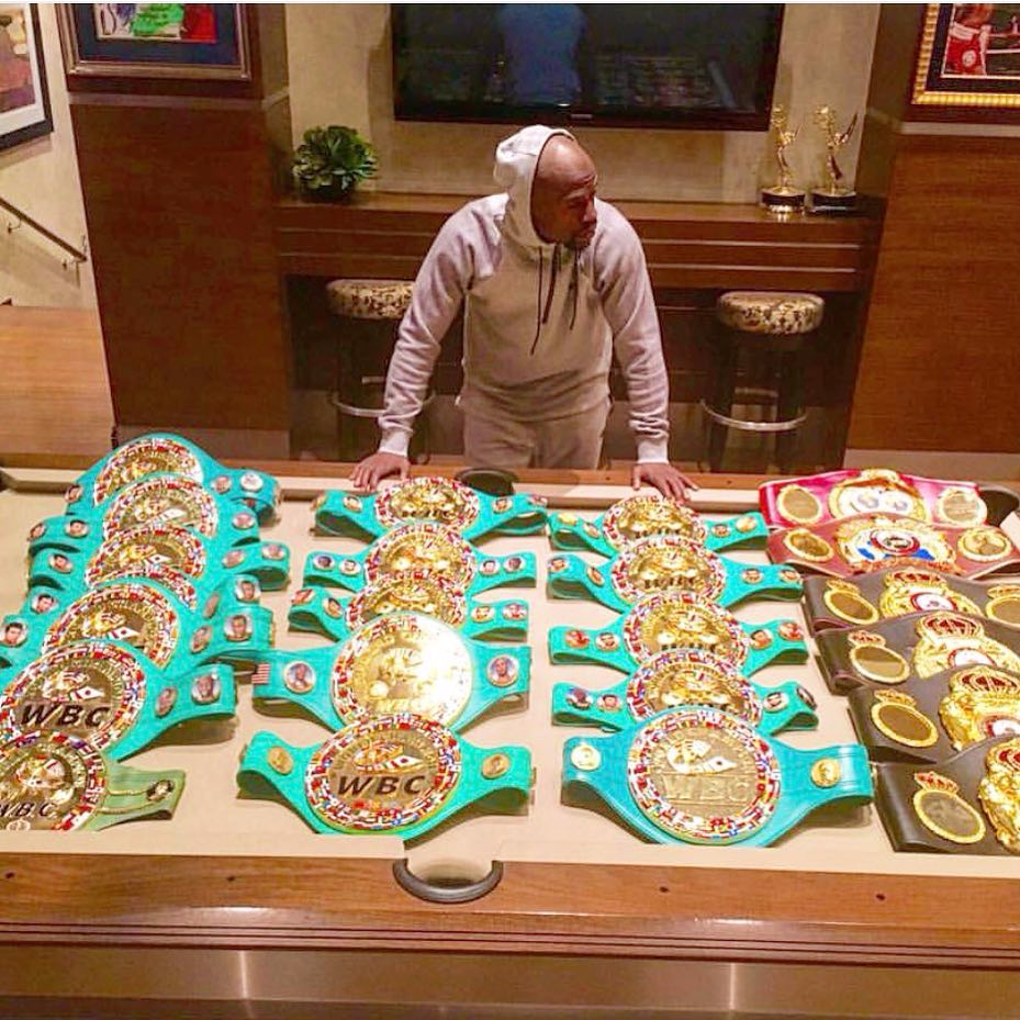 Dyer also remembers how the boxing legend laid out all his belts