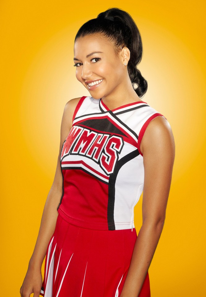 Naya played cheerleader Santana Lopez in 'Glee'