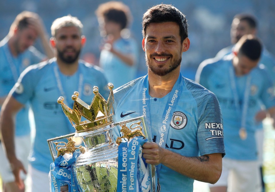 David Silva will leave England with four Premier League medals in his cabinet