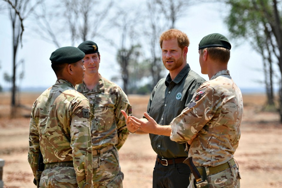 Harry is thought to have been left upset after losing his military titles