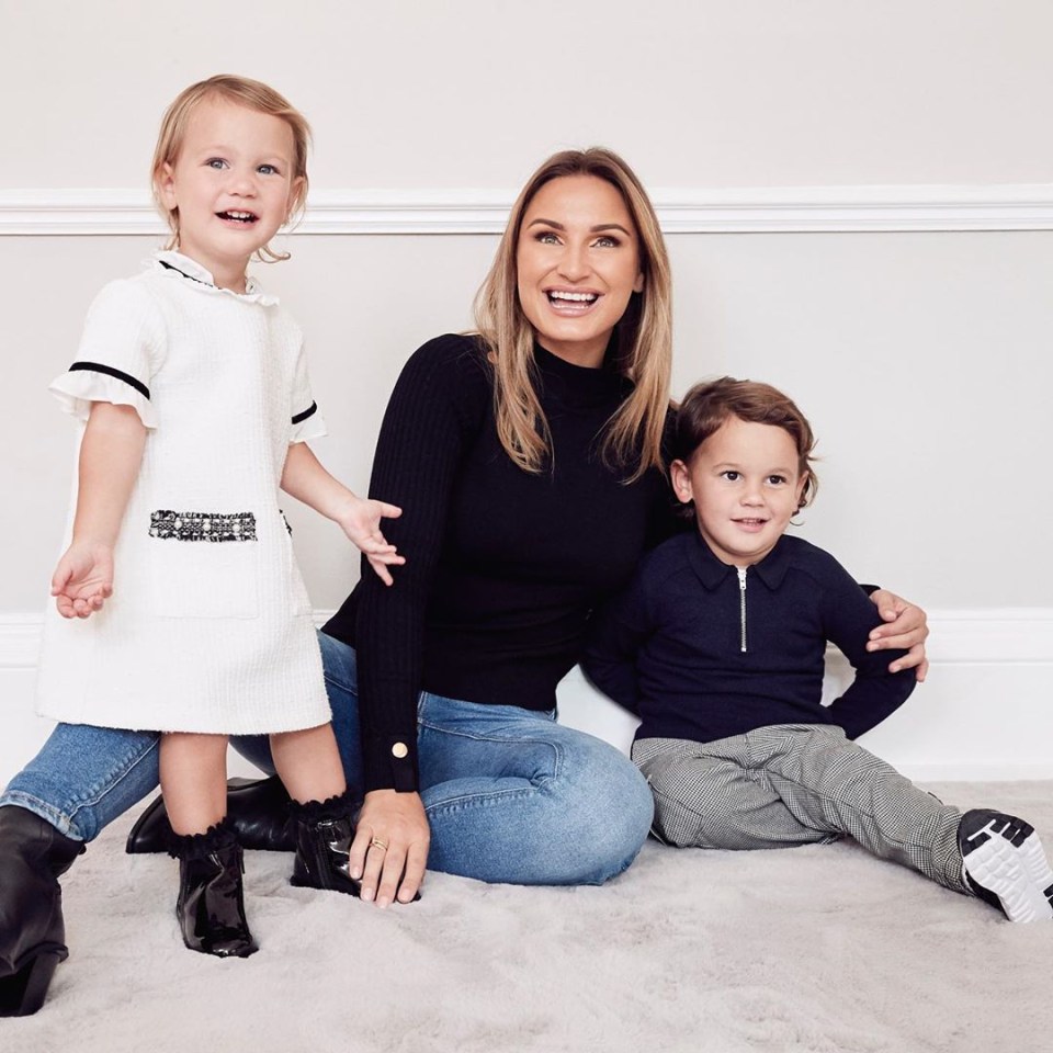 Little Rosie and Paul help mum Sam advertise her River Island range, The Samantha Faiers Edit