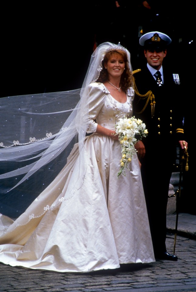 She channelled her mum, Sarah Ferguson, on her wedding day