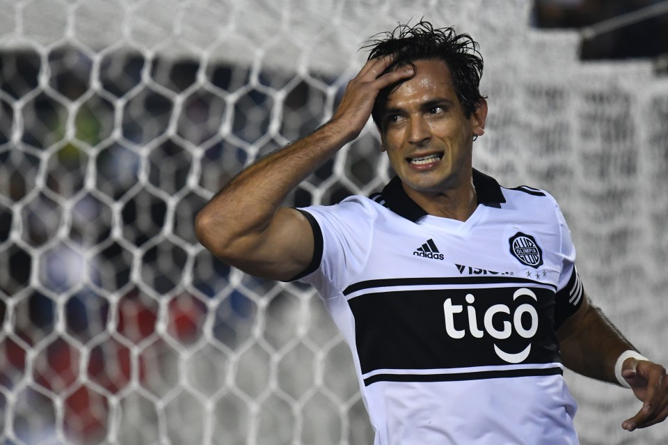 Roque Santa Cruz, at 38, is the leading scorer in Paraguay