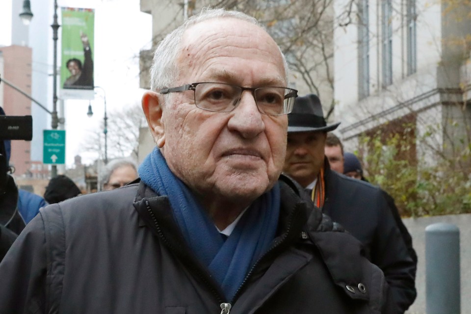 Lawyer Alan Dershowitz took trips on the jet in the late 1990s, flight records show