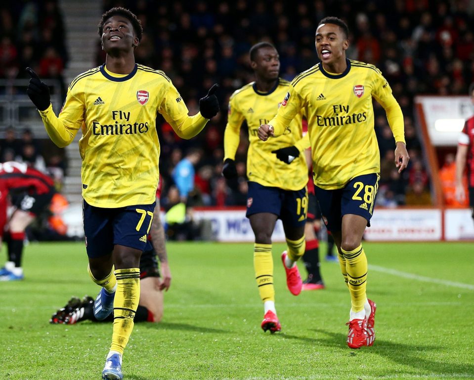  Arsenal fans will be delighted to see the teenager Saka sign a long-term deal