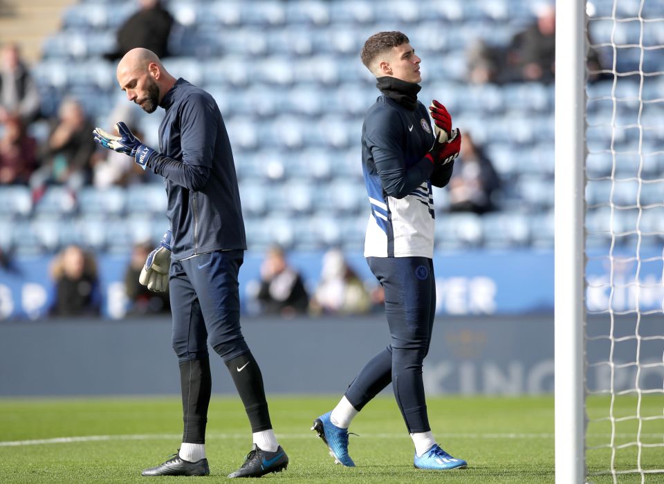 Willy Caballero is likely to be preferred to Kepa between the sticks at Wembley tomorrow