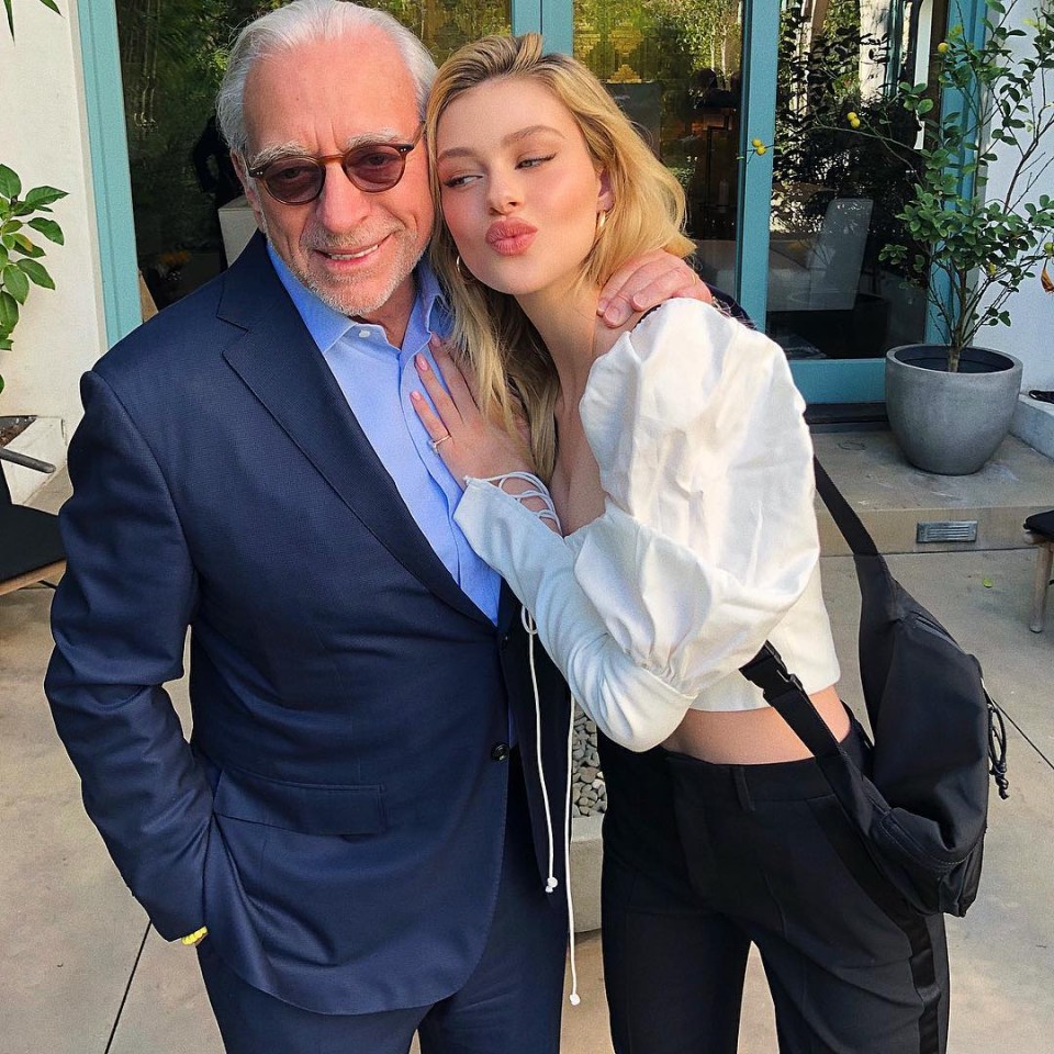 Nicola is very close to her super-rich dad Nelson Peltz