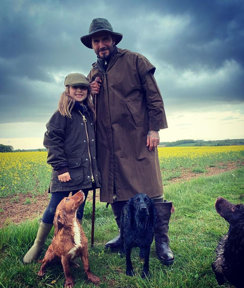  David with his youngest daughter Harper