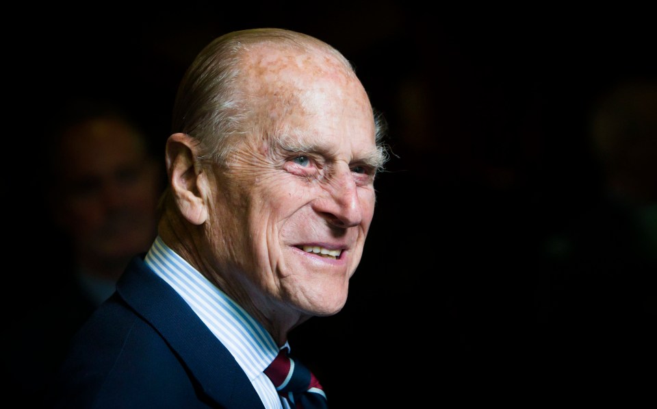 The Duke of Edinburgh pictured during a visit to the headquarters of the Royal Auxiliary Air Force's 603 Squadron in Edinburgh