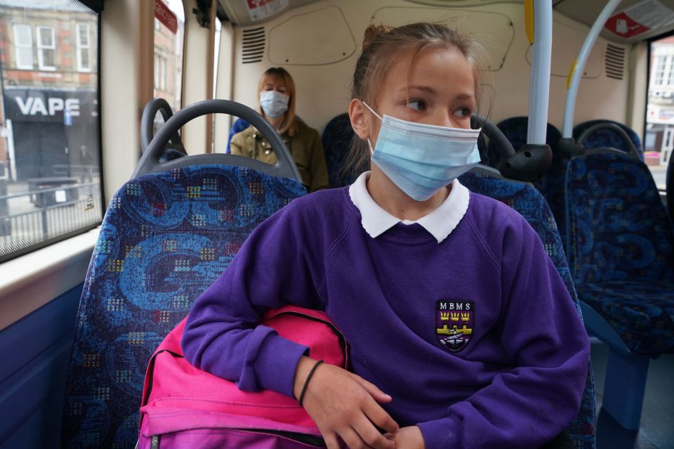 And kids have to sit with their classmates on the bus - and not mix with other groups