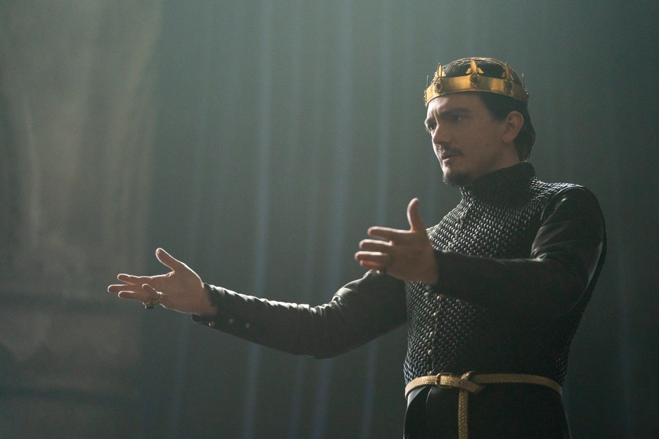 Sebastian Armesto plays the role of King Uther Pendragon