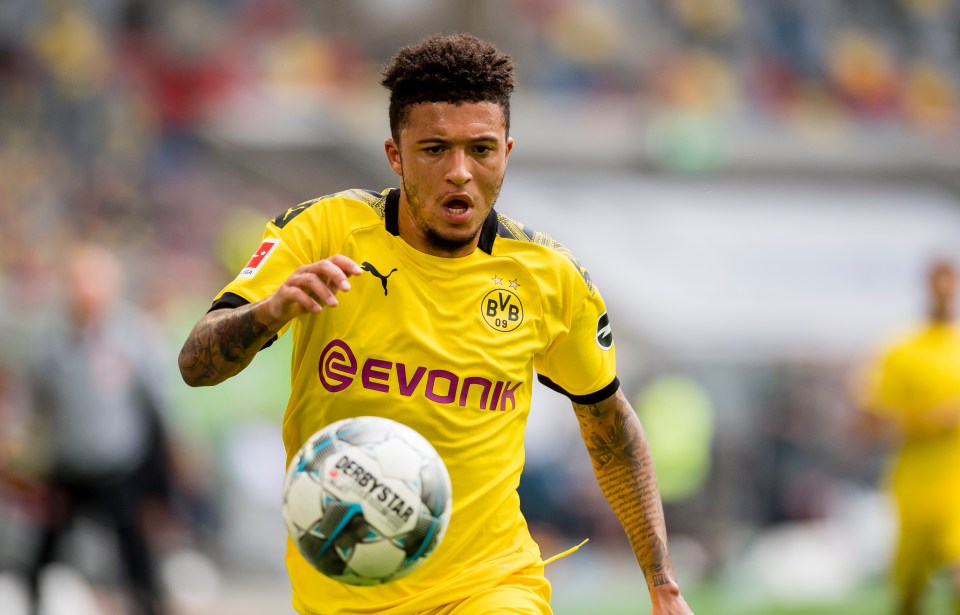 Jadon Sancho could return to Manchester after leaving City in 2017