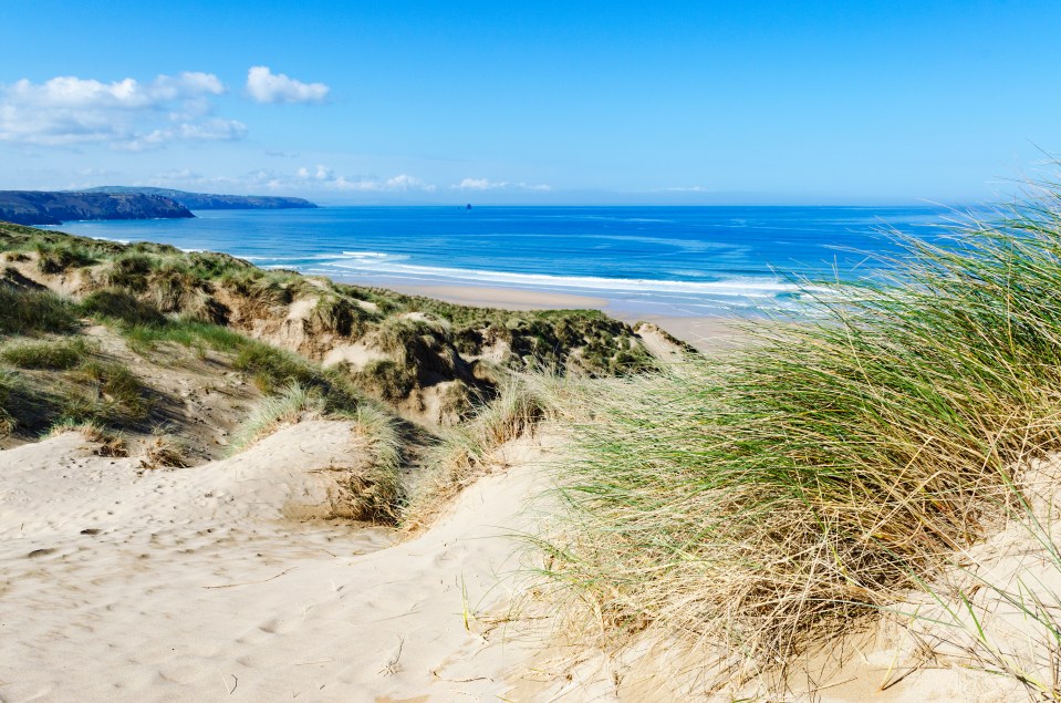 Penhale Sands is rarely busy - even in peak season