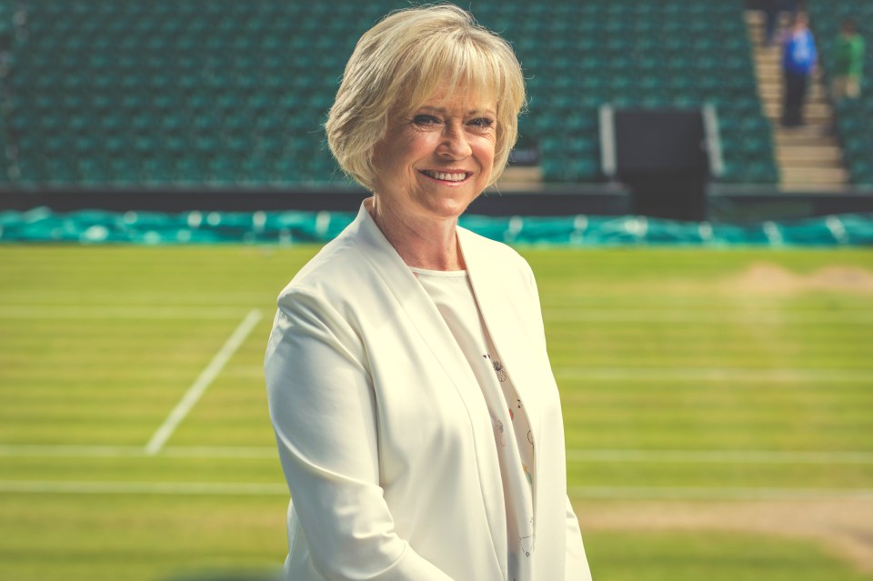  Sue Barker is a former tennis pro and sports presenter