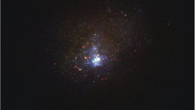 The star used to be detectable in this galaxy