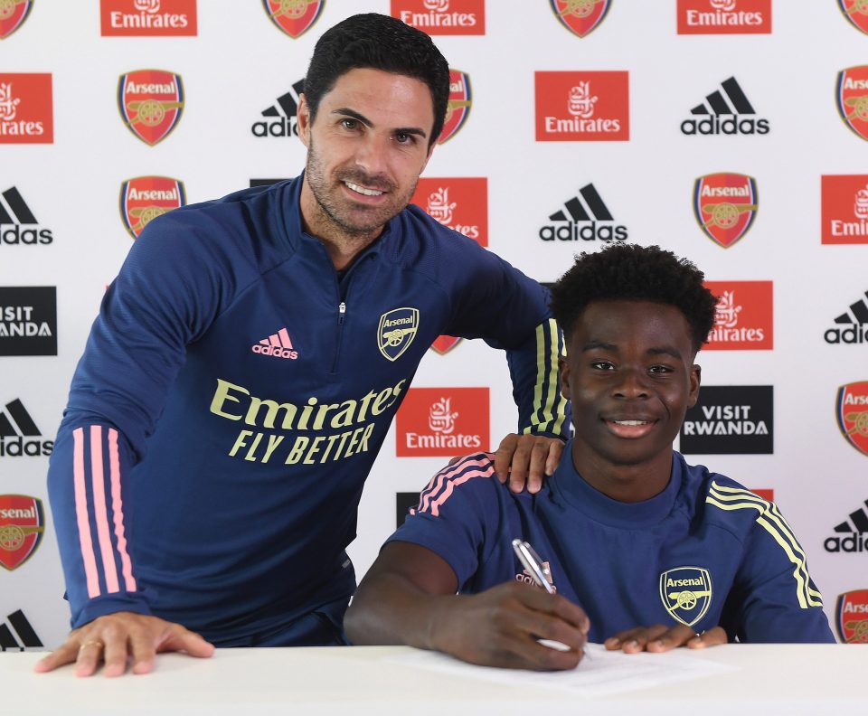  Mikel Arteta is delighted to have tied down the hot prospect