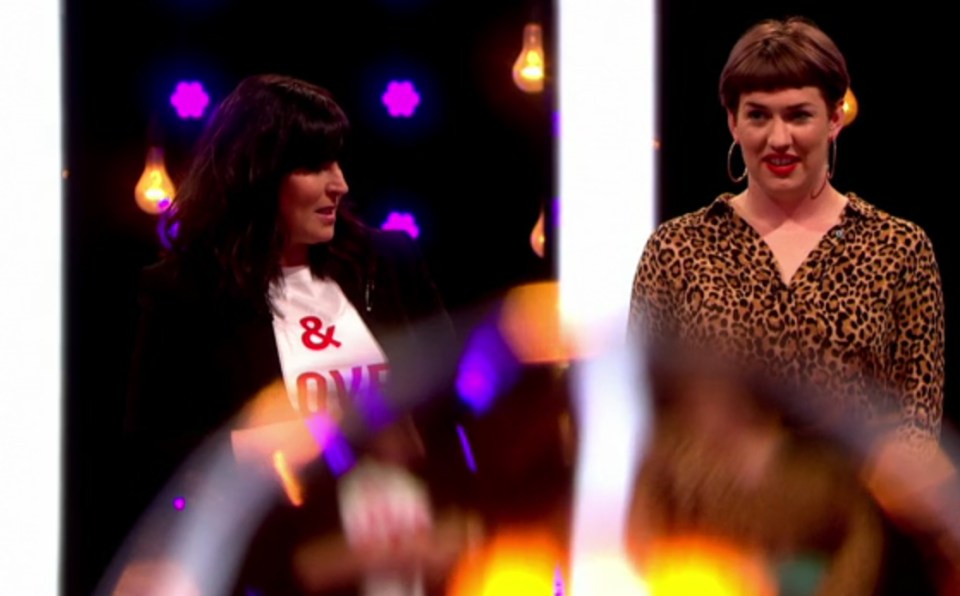 Host Anna Richardson tried to make a joke of it