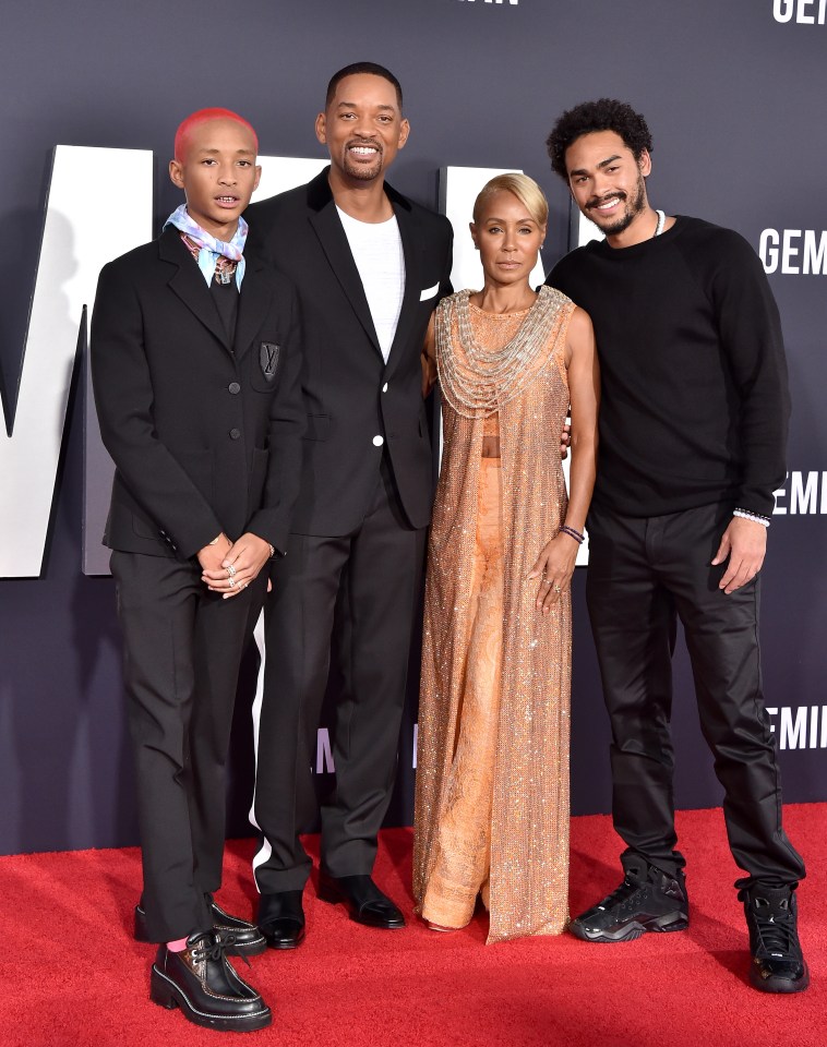 Will, who already had son Trey (right), married Jada in 1997 and went on to have son Jaden (left) and daughter Willow