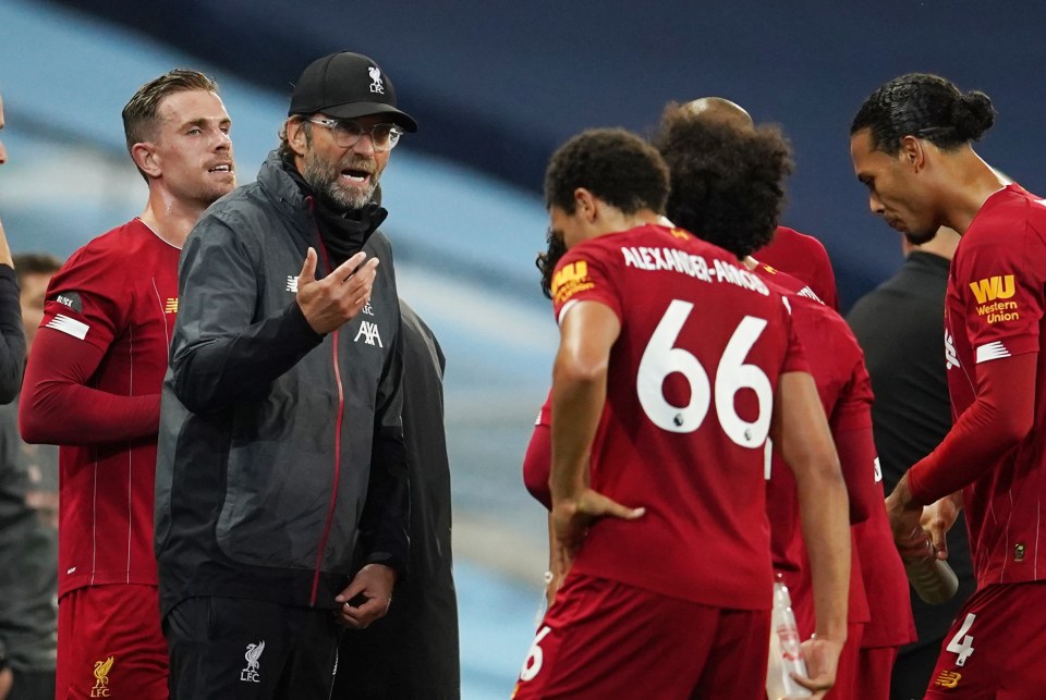  Klopp watched on as his champions succumbed to their predecessors on Thursday night