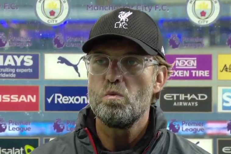  Jurgen Klopp was in no mood to discuss Liverpool's defeat on Thursday night