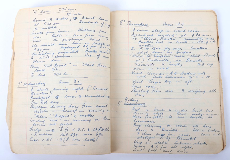 Malenoir-Vickers' diary entry for  June 6, 1944