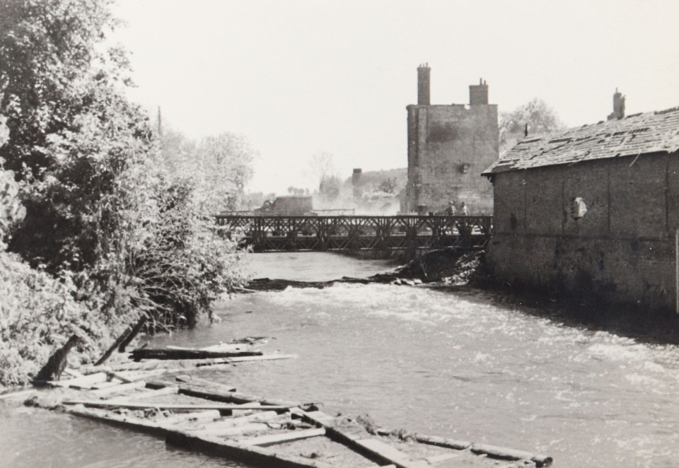 Sappers helped take the bridge at Pont I'Eveque in Normandy