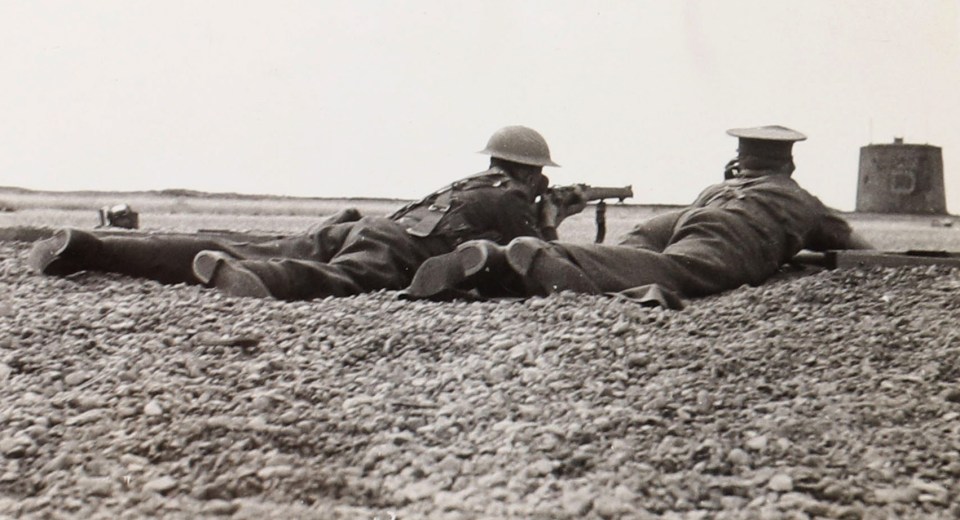 British troops underwent training at Hythe, Kent, before the assault