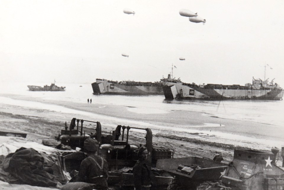 Lieutenant Stephen Malenoir-Vickers was part of a team that helped clear the beaches of mines and other obstacles put up by the Nazis