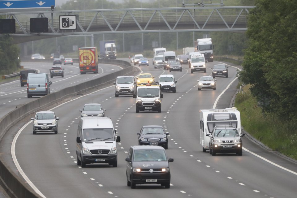 Traffic on the M25 in Kent as 'Super Saturday' gets underway today