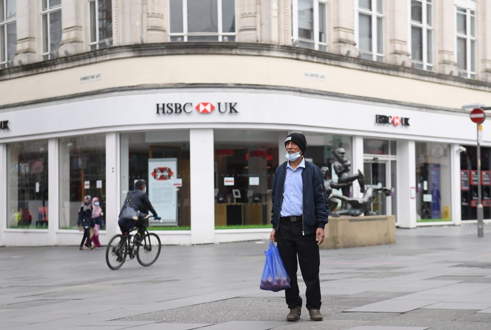 The streets of Leicester have remained deserted through July due to local lockdown 