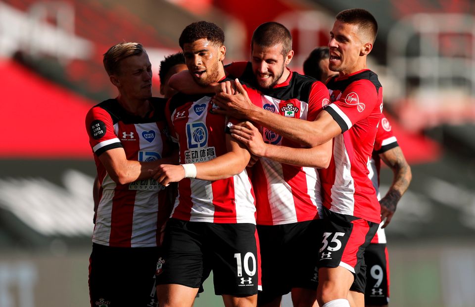 Che Adams scored the only goal of the game with a brilliant lob over Ederson from 40 yards