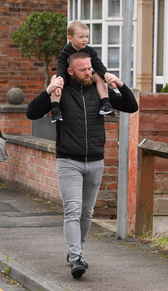 Wayne shows that ex-England footballers don’t mind carrying the Kit once in a while