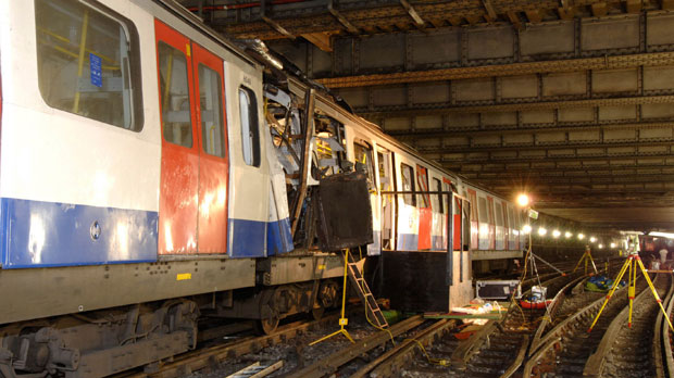  The train Thelma was travelling on was ripped apart by the explosion