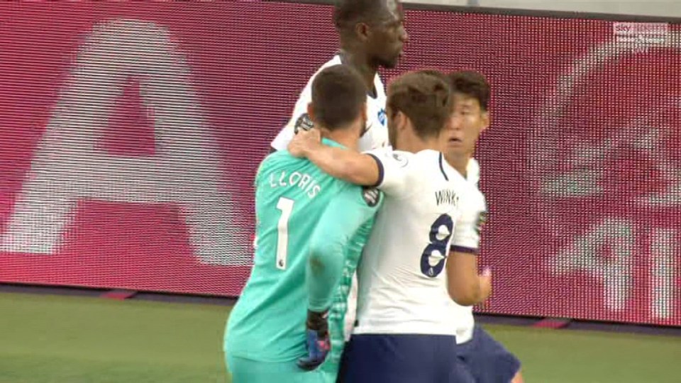 Son looked terrified as Lloris went after him