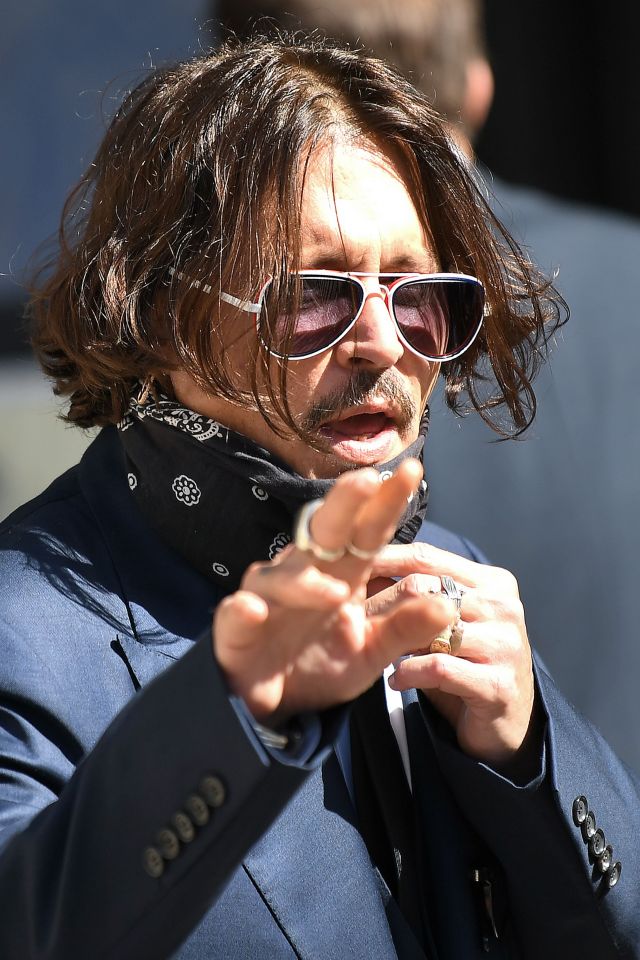 Depp claimed he found poo in his bed