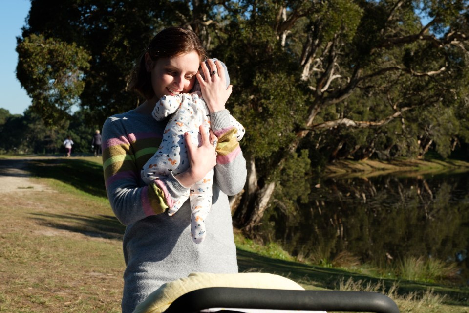 Aggie kidnaps a baby from the hospital in The Secrets She Keeps