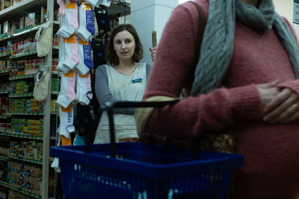 Aggie - played by Laura Carmichael - who stalks a woman called Meghan (Jessica de Gouw) after briefly meeting in Aggie's place of work