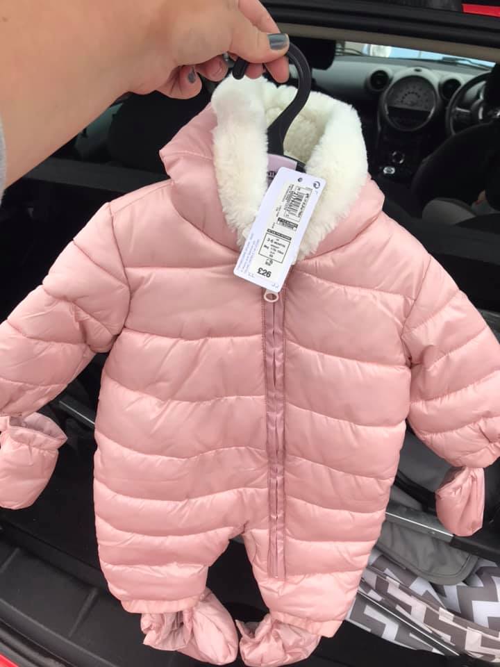 Another chuffed mum-to-be picked up a £26 snow-suit for £2.49