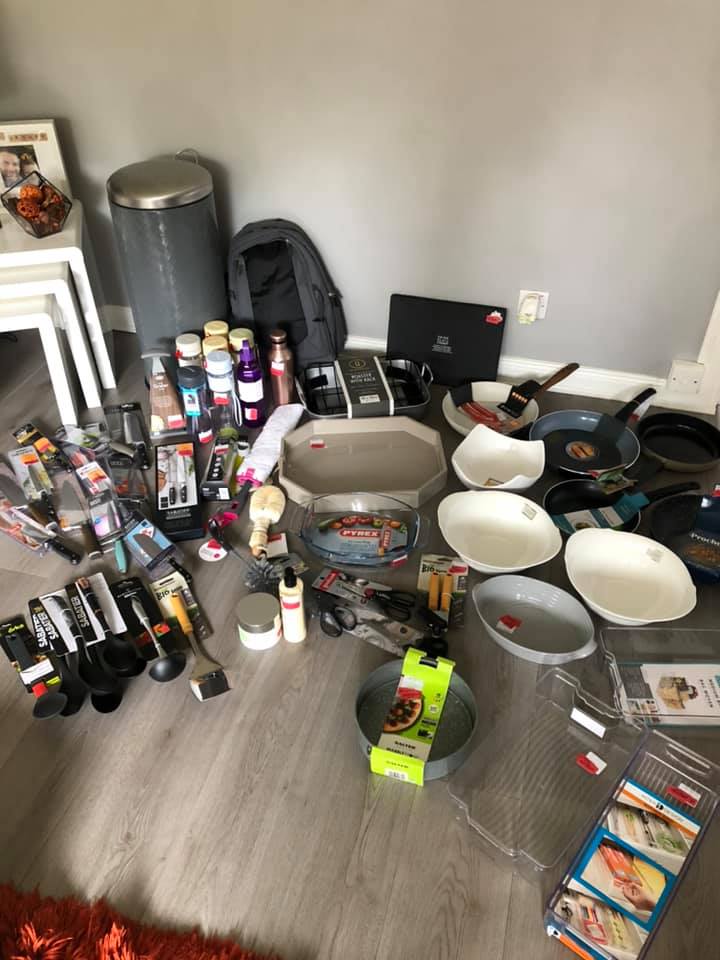 One mum showcased her enormous haul of kitchen utensils from TK Maxx, with prices starting in the pennies