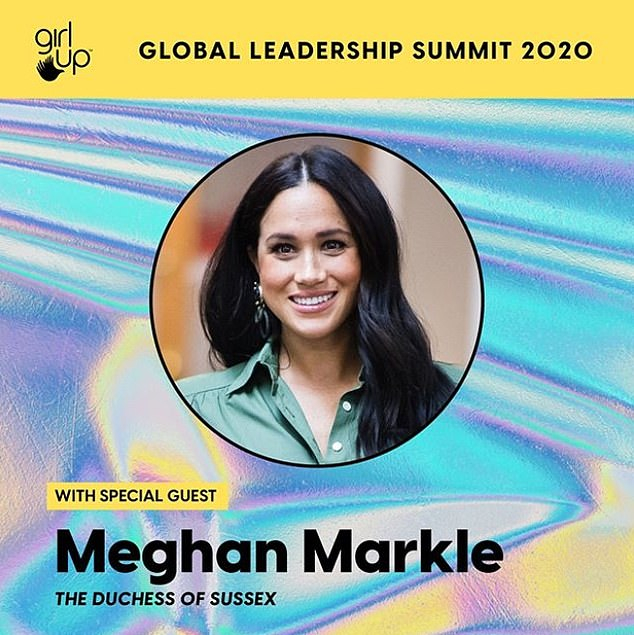 Meghan Markle will speak at the Girl Up campaign next week