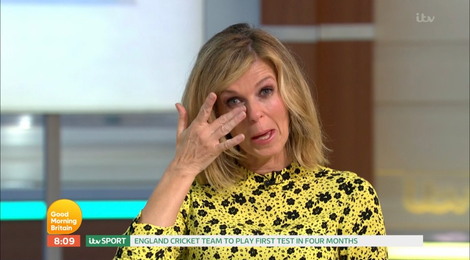 The winner sent her love to Kate Garraway