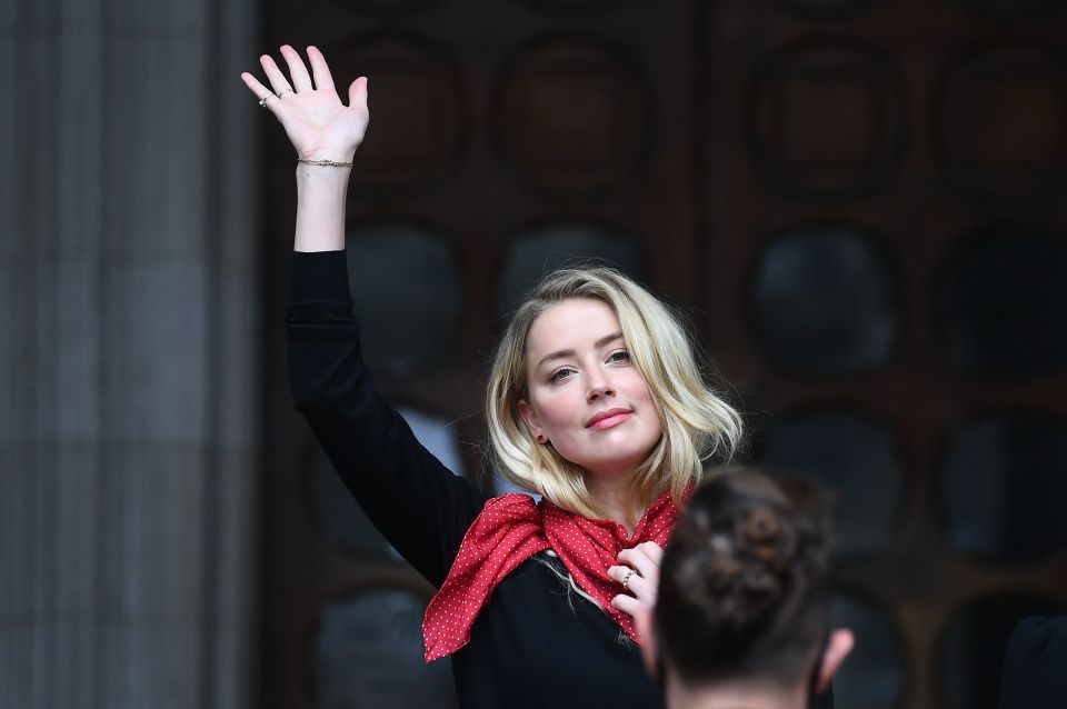 She waved at the waiting crowds for day two of the Hollywood trial