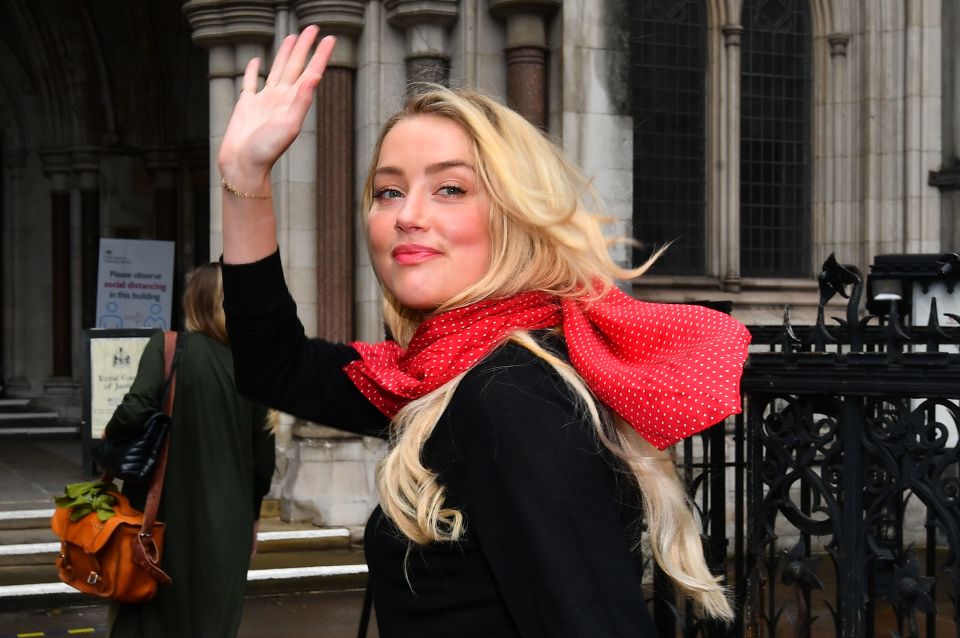 Amber Heard messaged the actor's sister after the alleged incident, the court heard