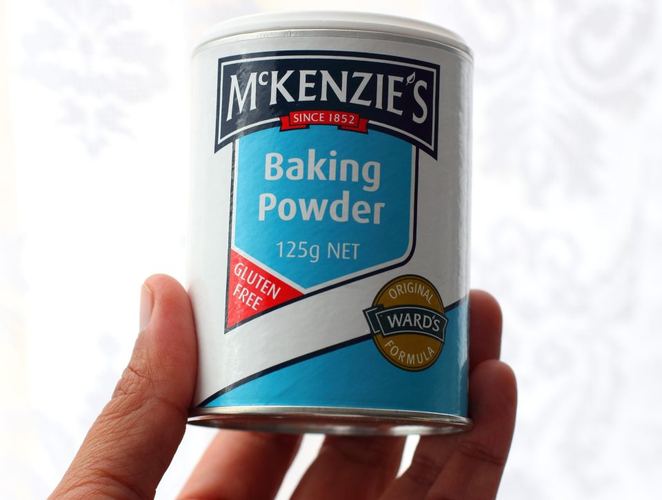  Baking powder is made up of numerous elements – one of these is sodium bicarbonate, and increases the volume of baked goods