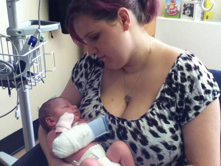 Charlotte Cleary's little girl Aimee has been left permanently disabled after contracting Group B Strep when she was born