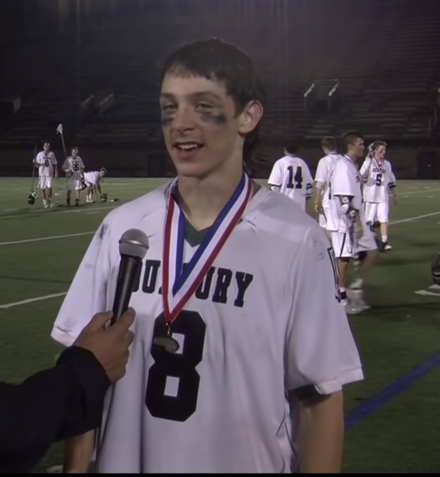 Lacrosse champion James is from Duxbury, Massachusetts