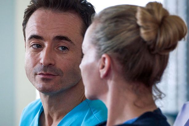 Raf returns to Holby City as a figment of former wife Essie's imagination