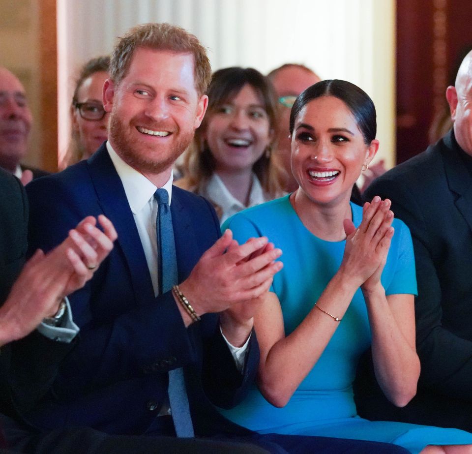 Meghan Markle (pictured with Prince Harry) accused world leaders of not listening to young people