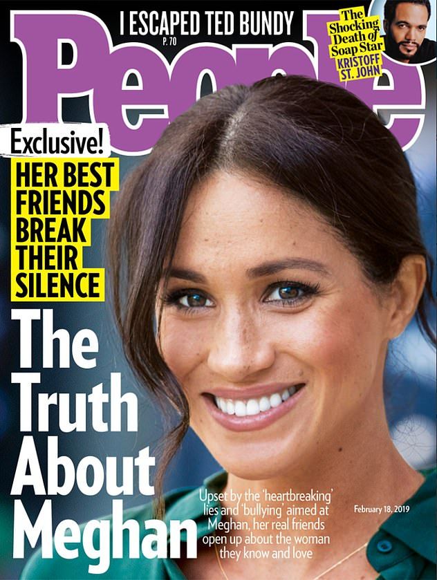 Five friends spoke to People magazine to defend Meghan