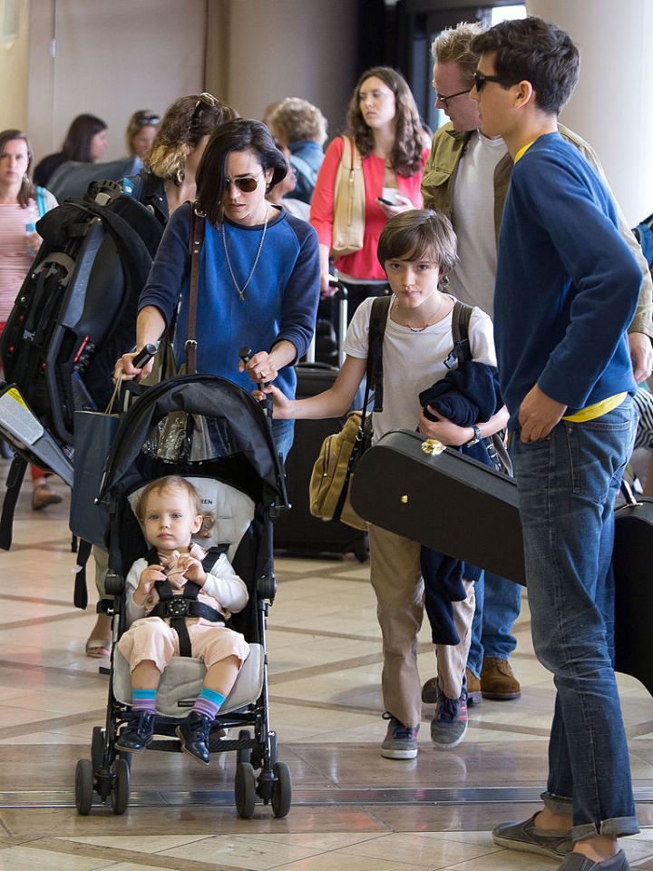 Paul and Jennifer pictured with Kai, Stellan and Agnes in 2013